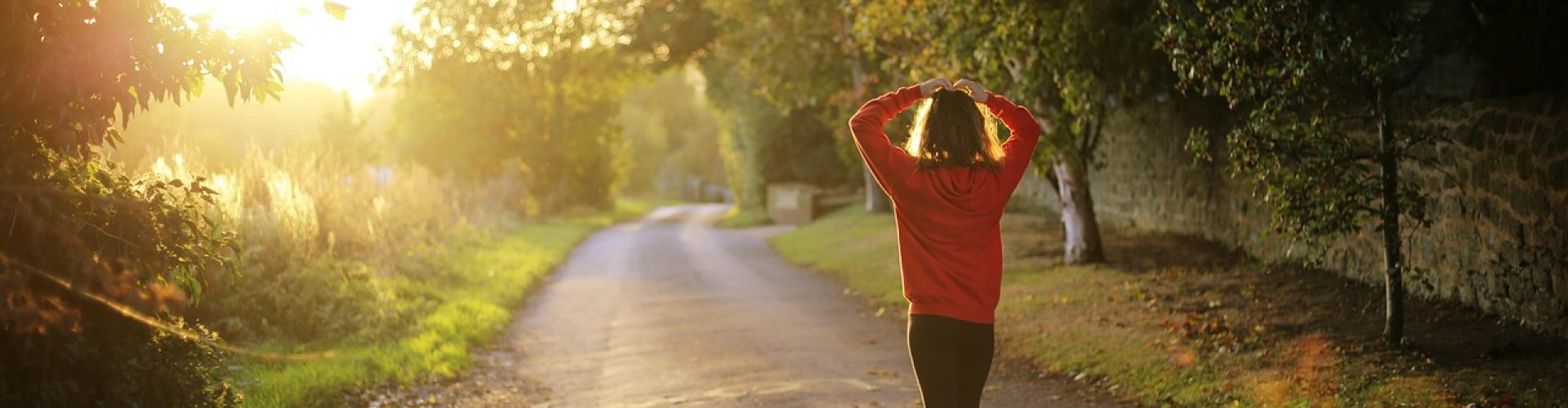 walking, fitness, girl, dawn, fall, outdoors, nature, pathway, recreation, trees, brown fitness, brown tree, brown sunset, brown walking, brown workout